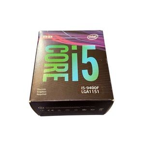 Intel Core i5-9400F Processor (2.9 GHz, 9MB Cache 6 Cores, 9th Gen, LGA 1151)